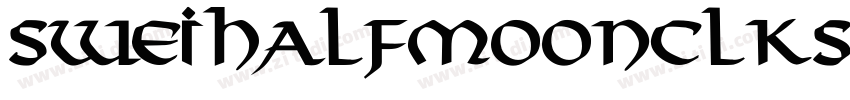 SweiHalfMoonClKsc Bo字体转换